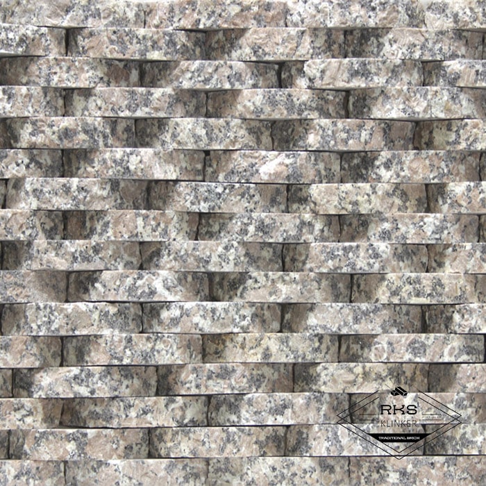 Фасадный камень Плетёнка — Гранит Южно-Султаевский в Брянске